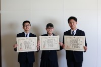 伝達表彰　吹奏楽部　