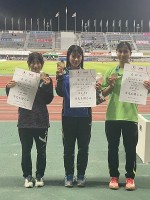 第19回U18にて陸上部の岡島さんが悲願の日本一！向原さんは4位！